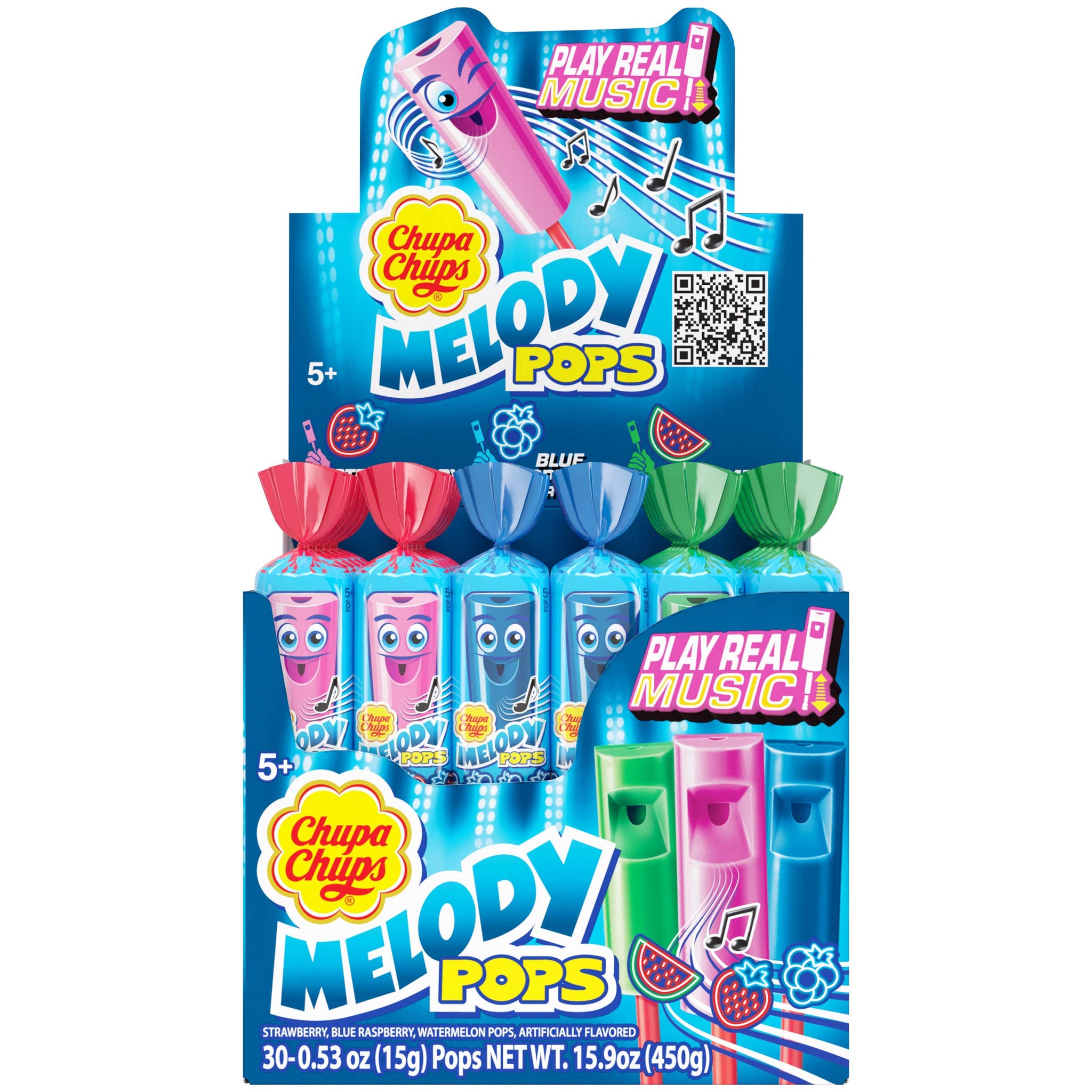 Chupa Chups Melody Pops, 3 Flavor Mix