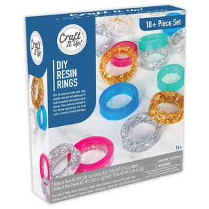 DIY Resin Rings by Craft it Up- 10+ Piece Beginners Kit