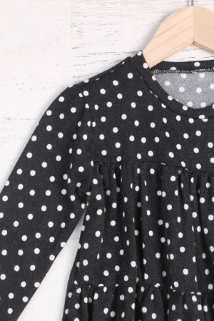 Polka Dot Long Sleeve Dress