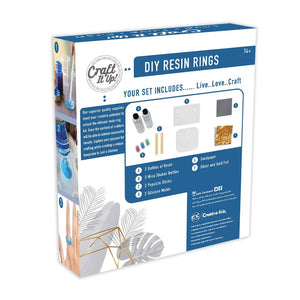 DIY Resin Rings by Craft it Up- 10+ Piece Beginners Kit