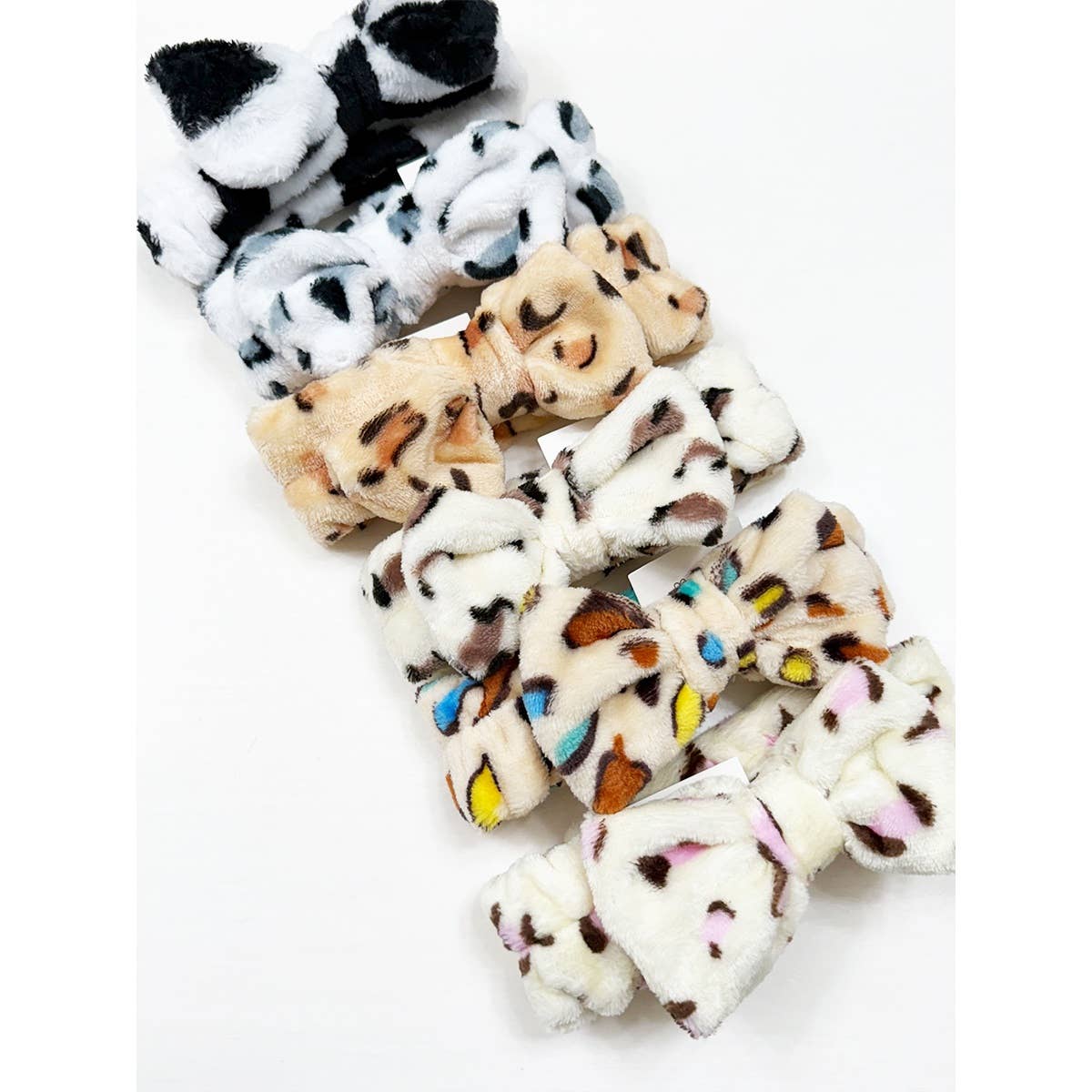 Leopard Print Shower Headwrap: MIX COLOR / ONE(12)