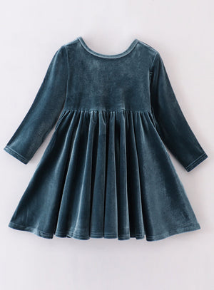 Lake Velvet Dress