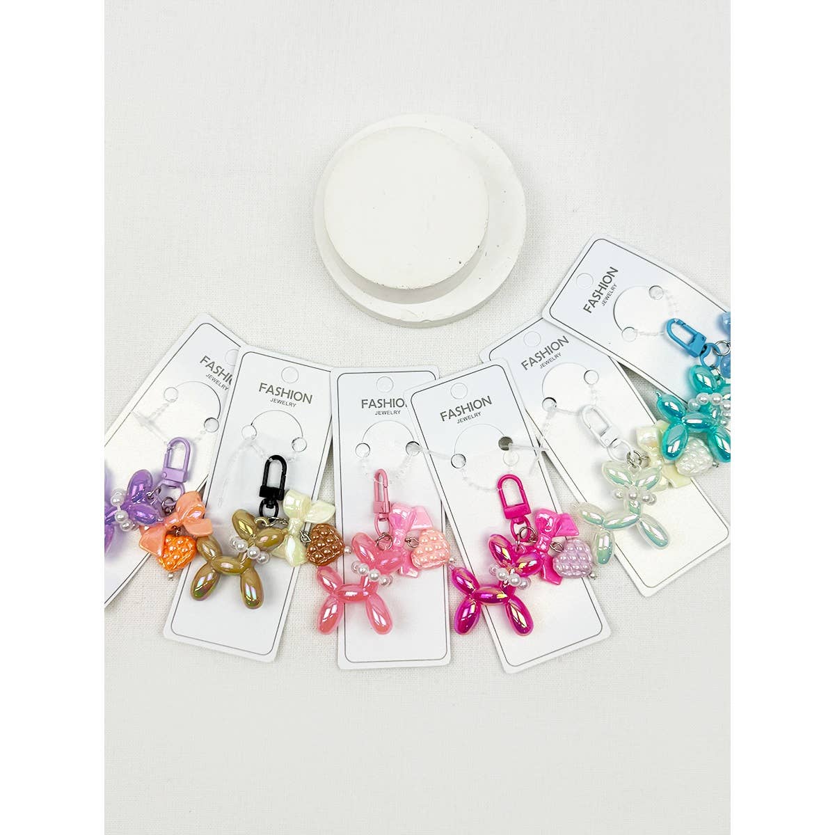 Glowy Puppy Theme Key Charm: MIX COLOR / ONE(12)