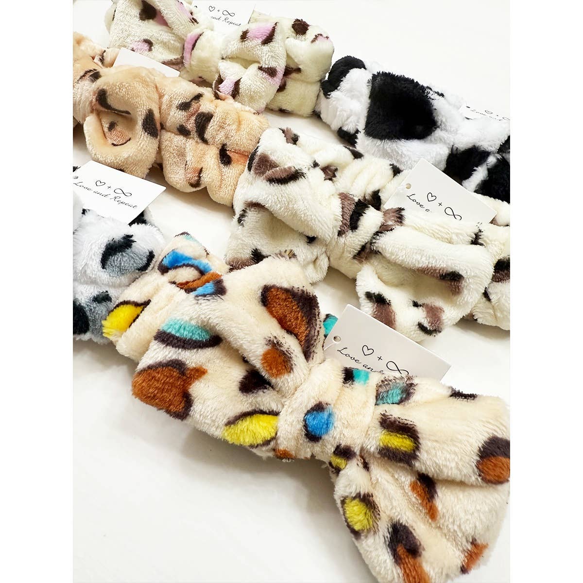 Leopard Print Shower Headwrap: MIX COLOR / ONE(12)