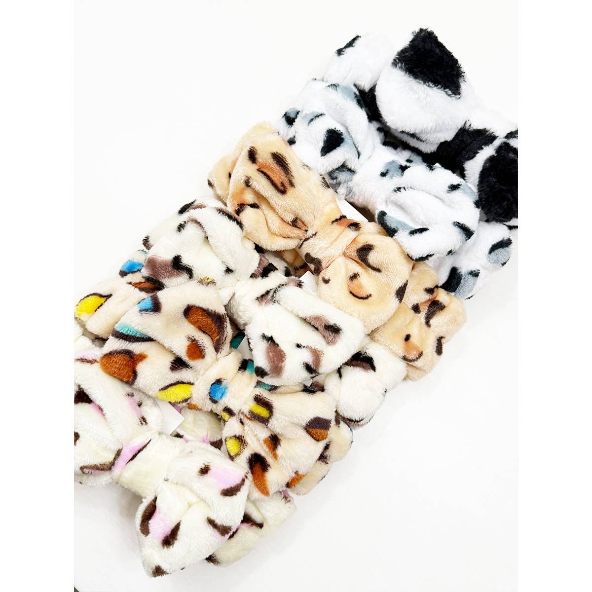 Leopard Print Shower Headwrap: MIX COLOR / ONE(12)