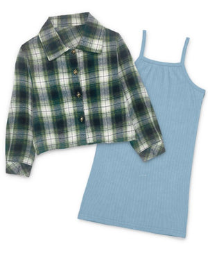 Flannel & Dress Set