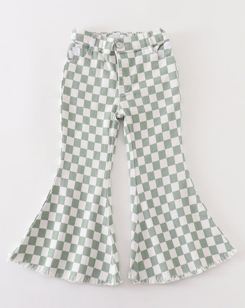 Green Checkered Bottoms