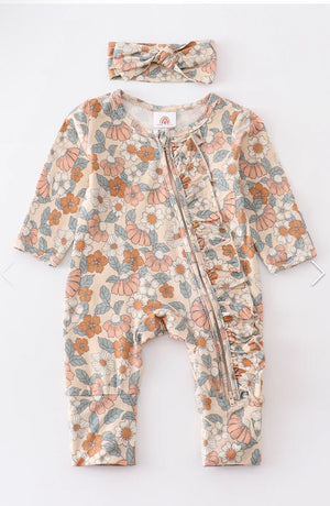 Floral Bamboo Romper