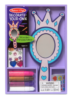 Decorate-Your Own Wooden Princess Mirror