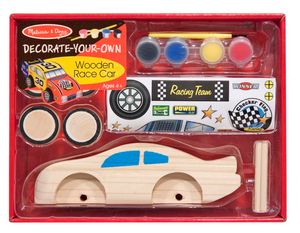 Decorate-Your Own Wooden Racecar