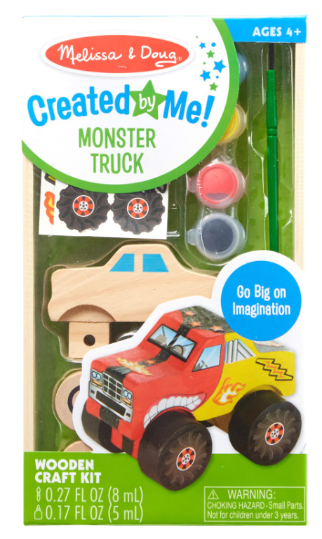 Created By Me! Monster Truck Wooden Craft Kit