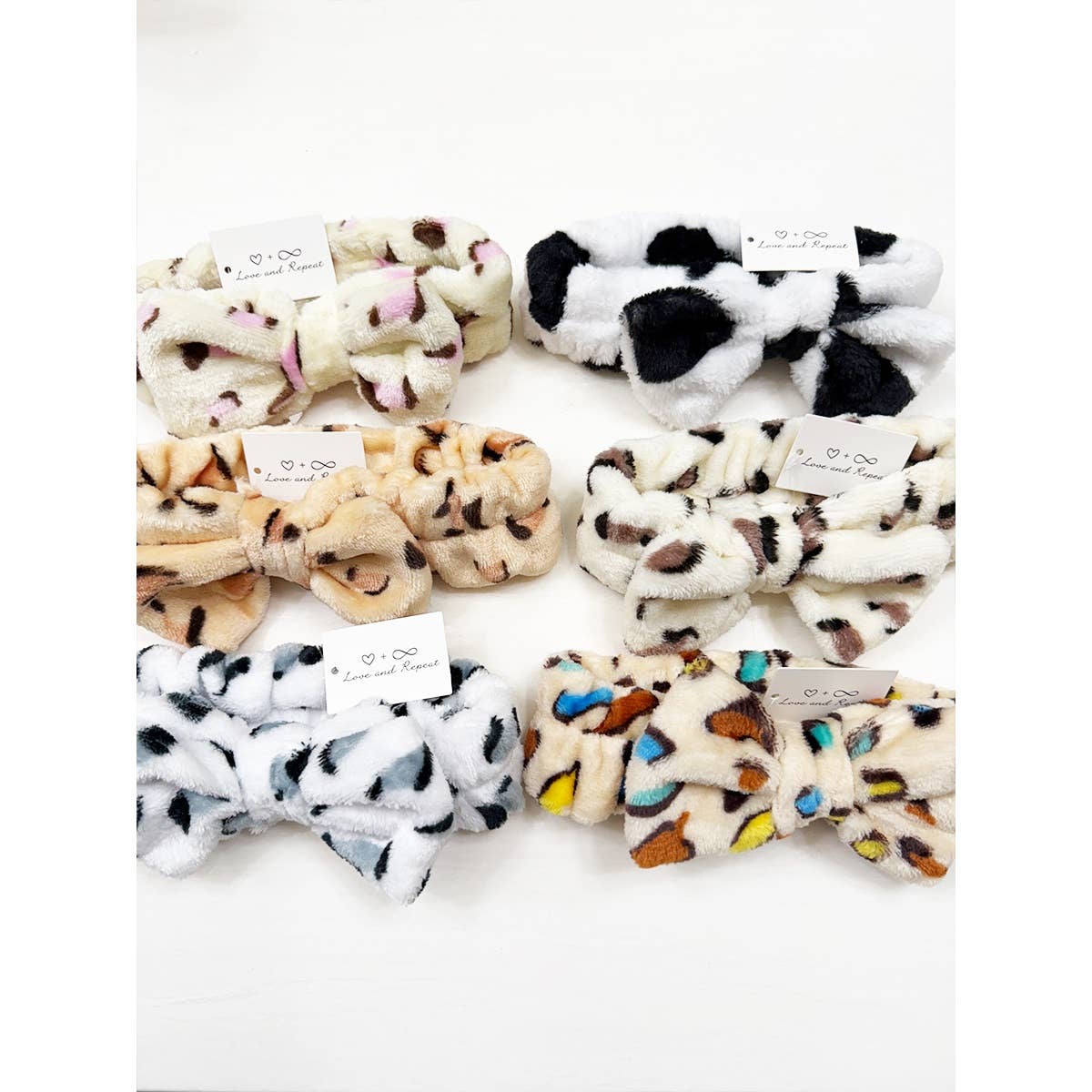 Leopard Print Shower Headwrap: MIX COLOR / ONE(12)