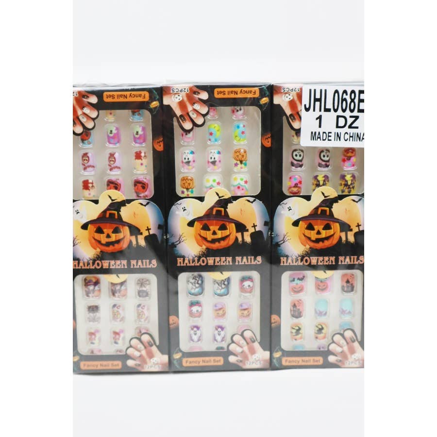 Fun Halloween nail Tips: MIX COLOR / ONE