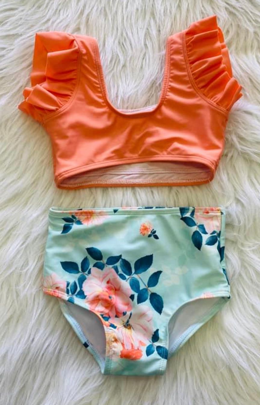 Ruffled Coral Swim