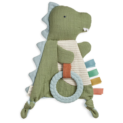 Bitzy Crinkle - Sensory Tory with Teether Dino