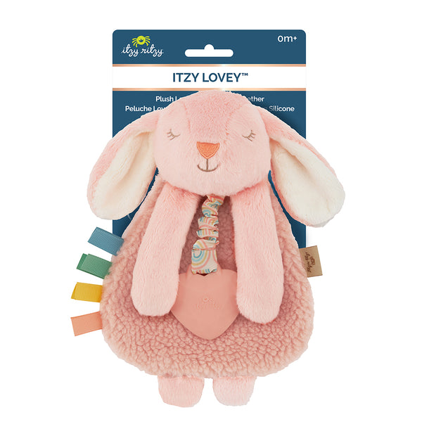 Itzy Lovey - Plush with Silicone Teether Toy