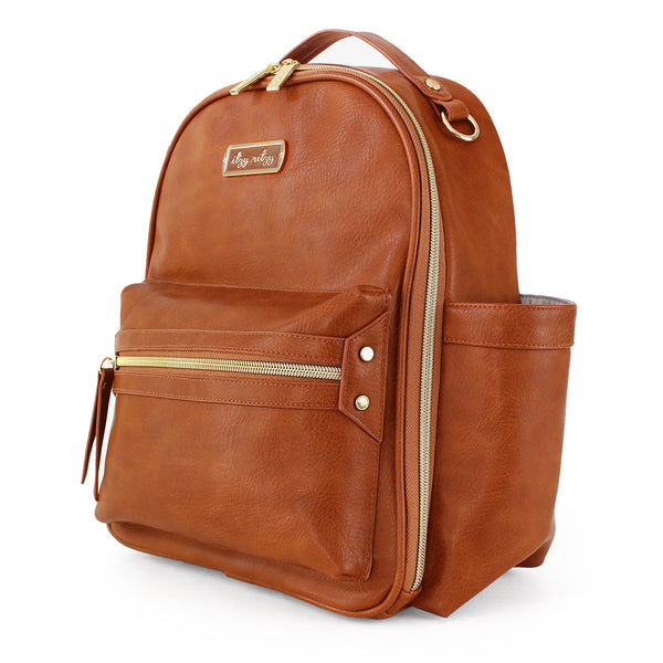 Cognac Itzy Mini Diaper Bag Backpack
