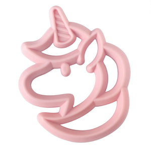 Pink Unicorn Silicone Baby Teether