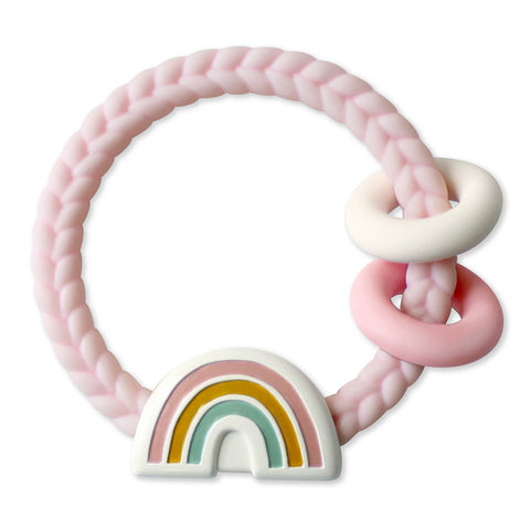 Chew Crew - Silicone Baby Teether - Rainbow