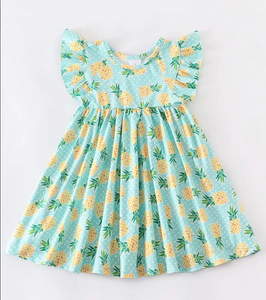 Pineapple Flutter Dress