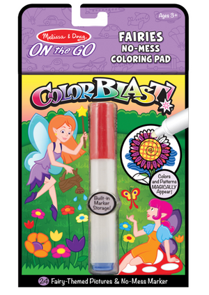 On the Go ColorBlast No-Mess Color Pad - Fairies
