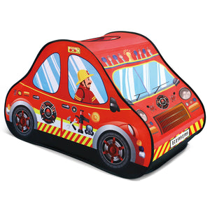 Fire Truck Pop Up Play Tent for Kids