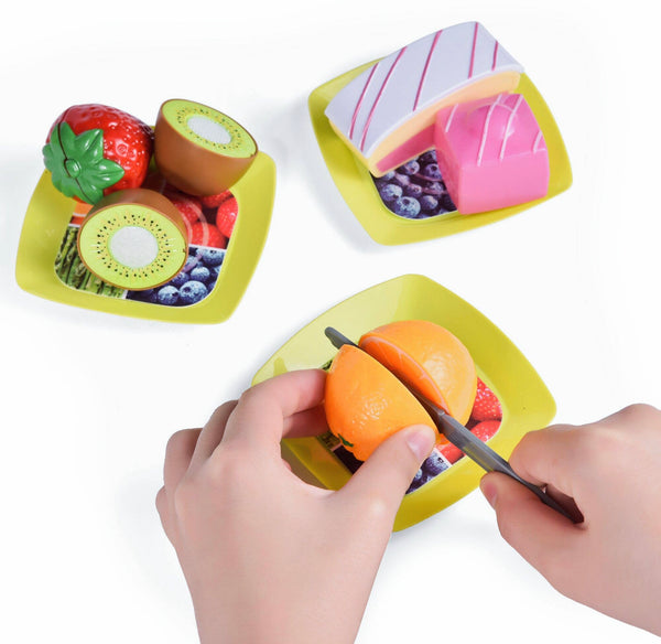 Pretend Play Food - Cutting Fruits Cake Fast Food