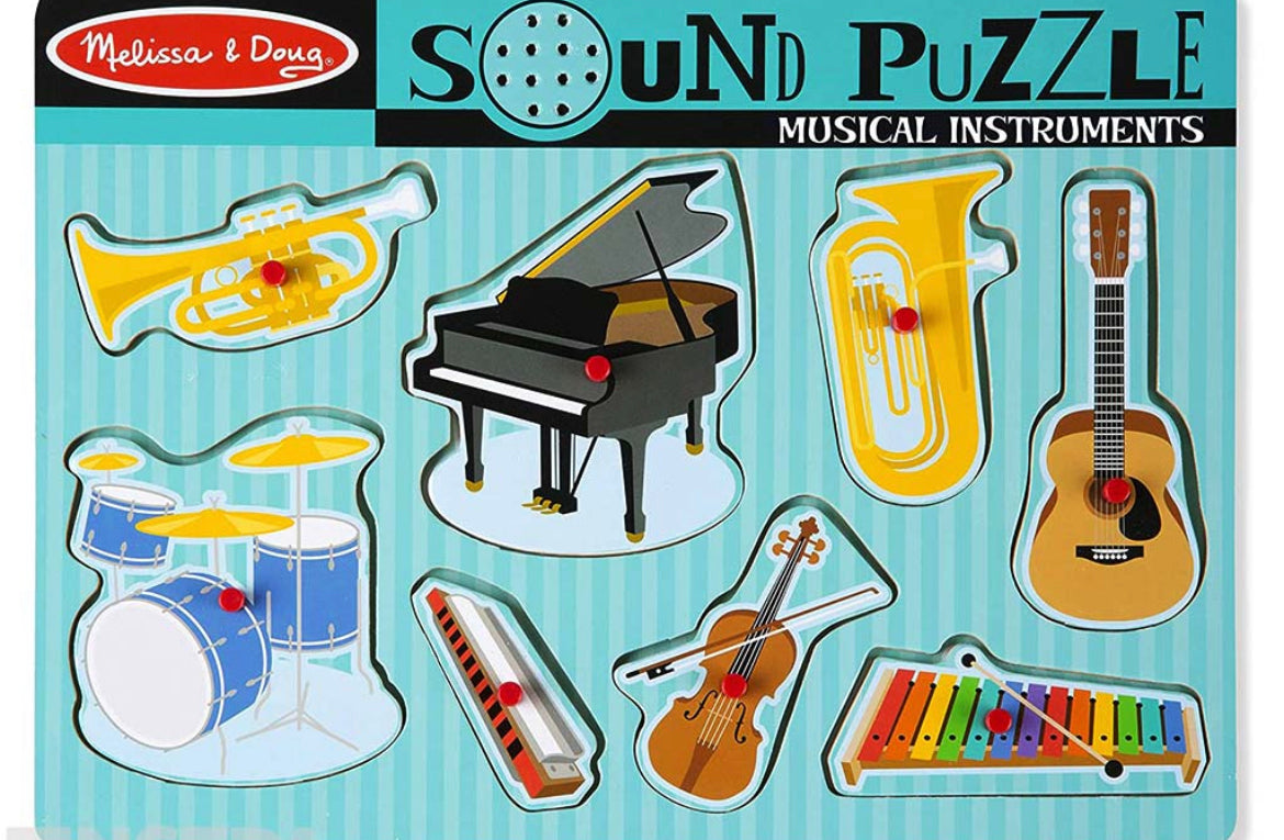 Musical Instruments Sound Puzzle - 8 pieces