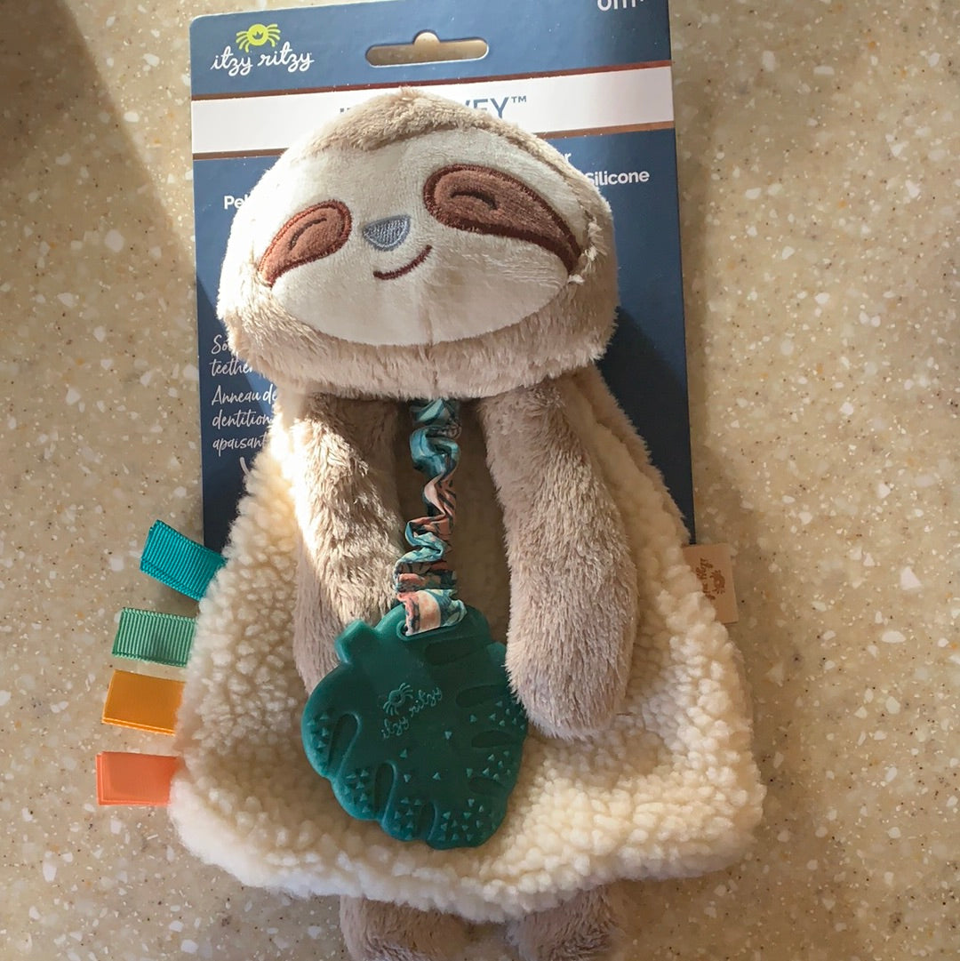 Itzy Lovely sloth Plush with Silicone