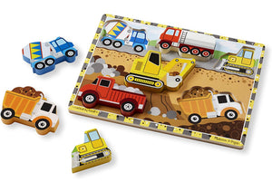 Construction Chunky Puzzle- 6 Pieces
