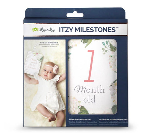 Double-Sided Milestone Cards Floral