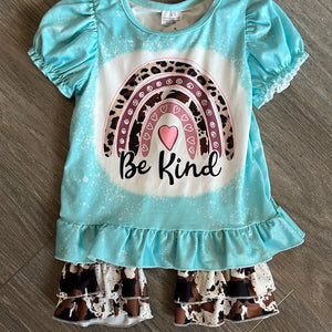 Be Kind Cow Print Set