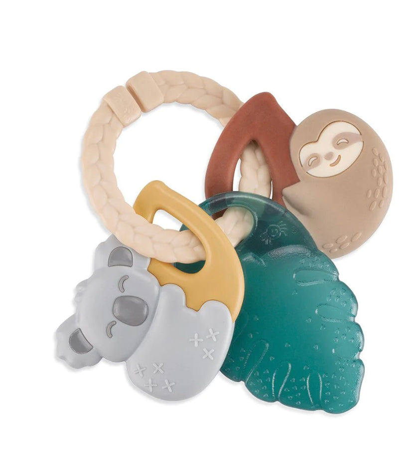 Tropical Itzy Keys Textured Ring w/Teether + Rattle